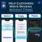 Support Carte NFC Google Review Tap | Augmentez Avis & Classement Google | Compatible iPhone & Android (1 Grand)